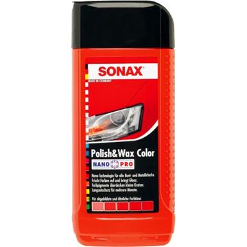 Цветной полироль-воск карнауба с карандашом 500 ml (Красный) Sonax - Pitstopshop