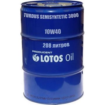 Моторное масло LOTOS TURDUS SEMISYNTETIC 3000 CH-4.CF/SL 10W-40, 208 л - Pitstopshop